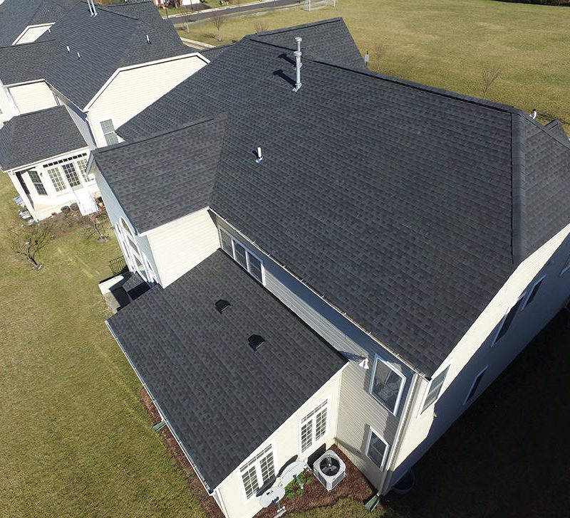 Hail damaged roof